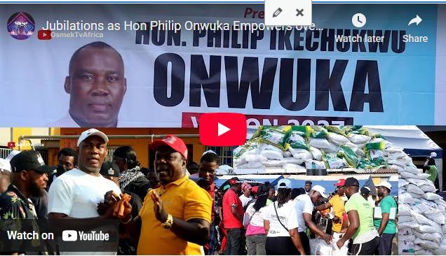 jubilations as hon philip onwuka empowers over 5000 people with cash prizes in oshodi isolo lagos