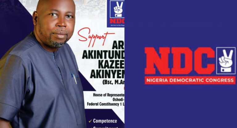 Oshodi-Isolo NDC primary: House of Rep Aspirant Thanks Constituents for Massive Support, Assures Them of Victory as the exercise rocks with violence, thuggery
