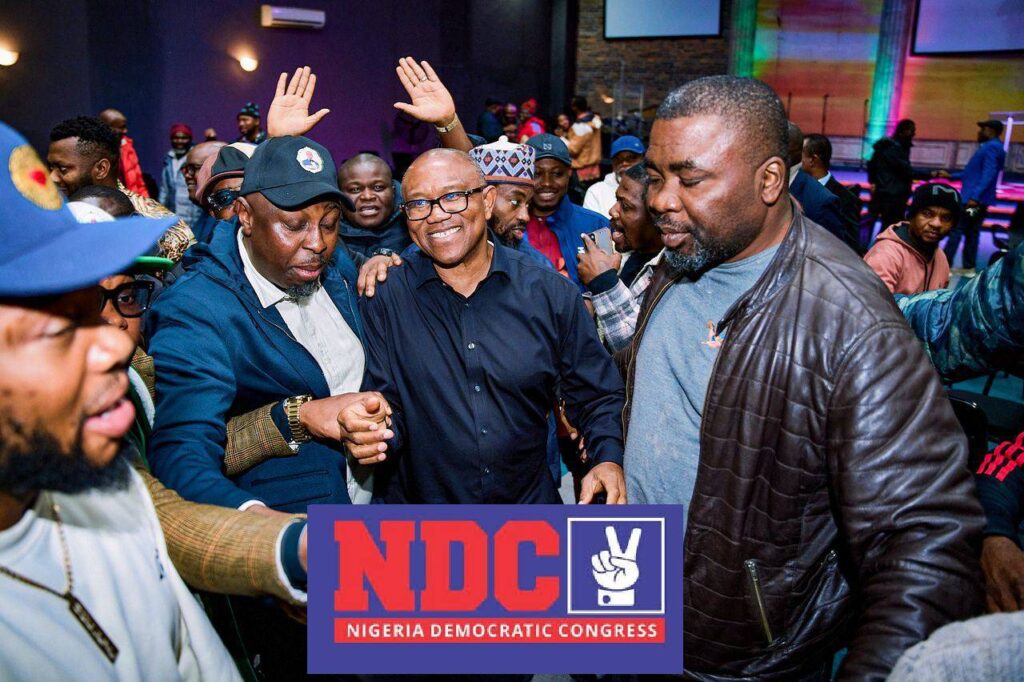 Peter Obi received a warm reception from Nigerians in Cape Town, South Africa 🇿🇦🇳🇬