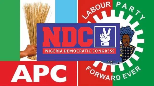 There’s an impostor herae. We elected him under Labour Party, he left us to APC and when they denied him ticket, he quickly joined NDC.