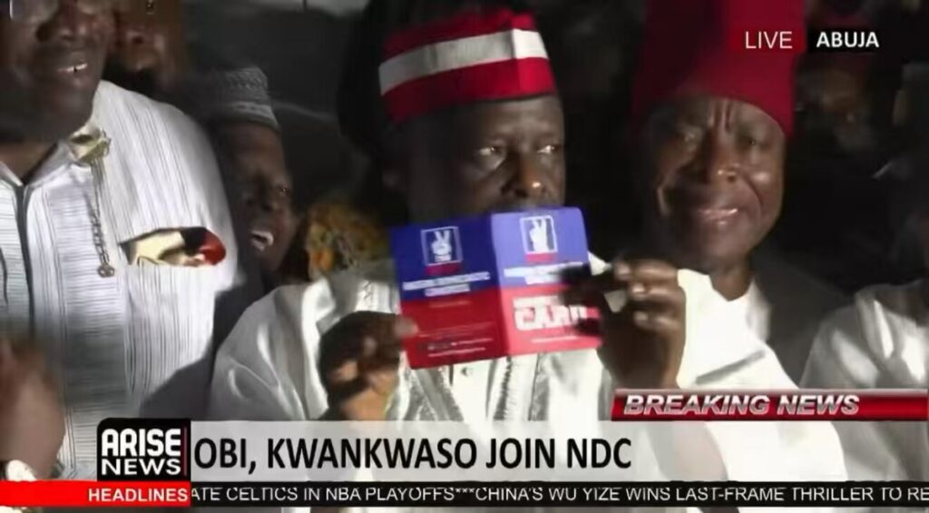Peter Obi, Kwankwaso Officially Join NDC (VIDEO)