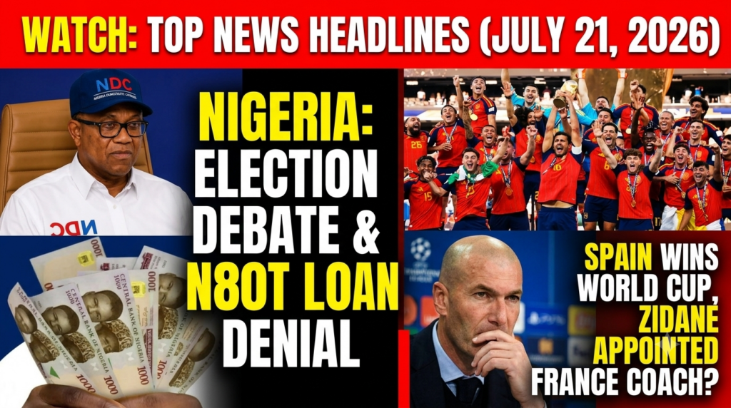 WATCH: Recap of Top News Headlines from Nigeria and the World over the last 24 hours (July 21, 2026)