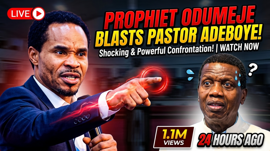 WATCH: Prophet Odumeje, Blasts Pastor Adeboye for saying he doesn’t support Nigerians accusing President Tinubu of not doing enough to tackle insecurity
