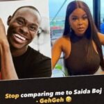 WATCH_ Wedding Saga_ “Bring him to my church so I can handle his mouth” — Saida Boj reacts to old video of GehGeh saying he should be taken to a Celestial church if he ever gets married