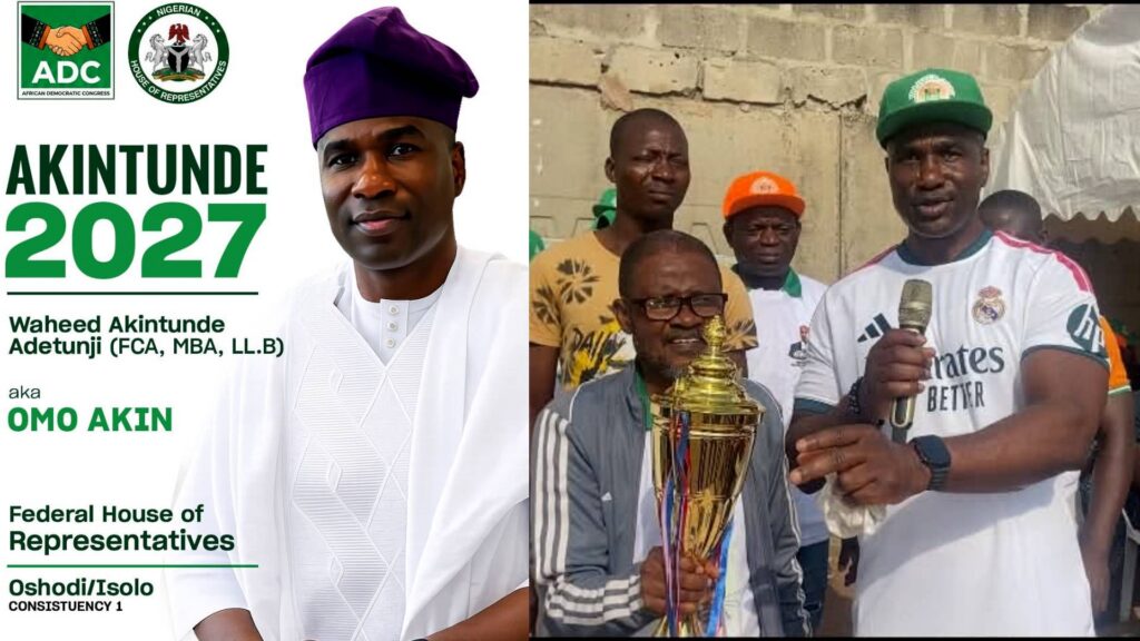 ADC House of Reps Candidate, Hon. Waheed Adetunji Akintunde pledges to discover and nuUnlocking Oshodi’s full potential: ADC House of Reps Candidate, Hon. Waheed Adetunji Akintunde pledges to discover and nurture the next generation of sporting talentrture the next generation of sporting talent